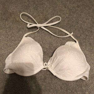 Victoria's Secret White Bikini Top